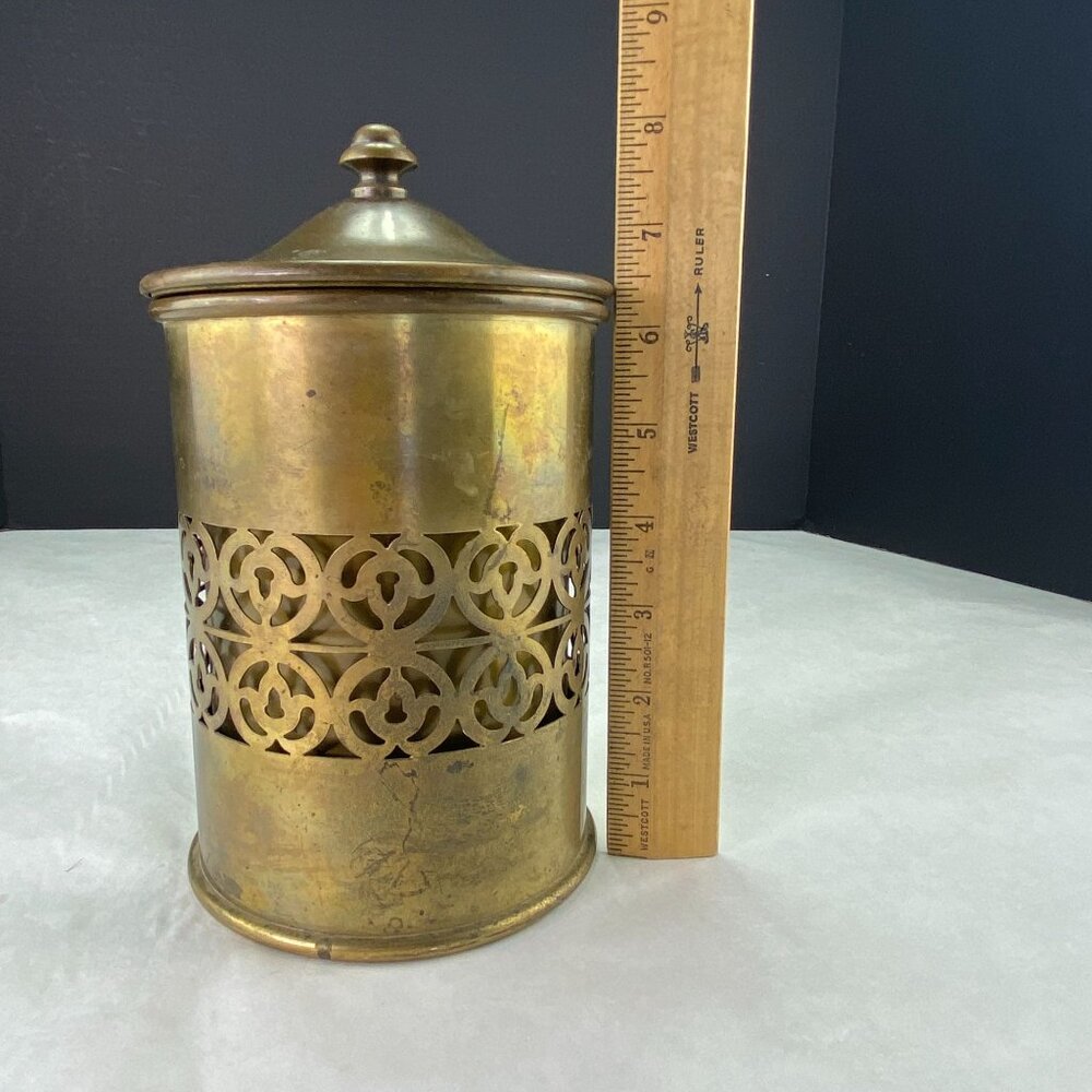 Vintage Bradley Hubbard Humidor Tobacco Jar - Picture 11 of 12